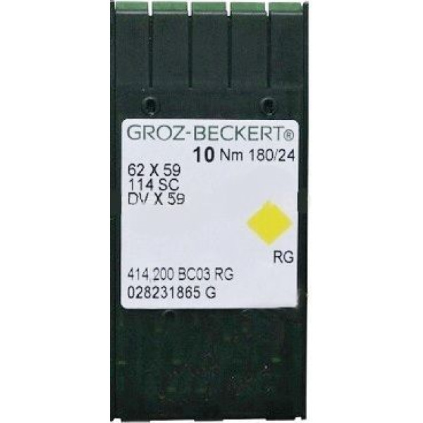 Игла Groz-Beckert 62x59, 114SC, DVx59 в упаковке 10 шт