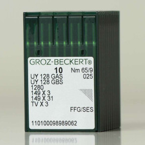 Игла Groz-Beckert UY128GAS, UY128GBS FFG трикотажная для распошивалки 10 шт/уп