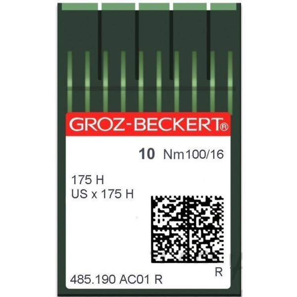 Игла Groz-Beckert 175 H/USX175 H Упаковка 10шт