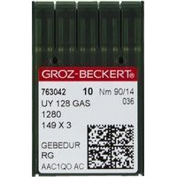 Игла Groz-Beckert UY128GAS SAN 6 GEBEDUR улучшенная распошивальная для джинса 10 шт/уп