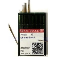 Игла Groz-Beckert DBxK5 SAN1 GEBEDUR вышивальная с позолотой 10 шт/уп