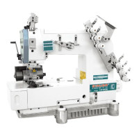 Siruba HF008-02064P/HHD двухигольная машина цепного стежка с  задним пуллером