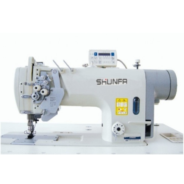 Shunfa SF 8752 Промышленная двухигольная швейная машина с автоматикой