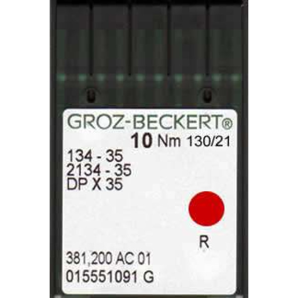 Игла Groz-Beckert 134-35, 2134-35, DPx35 для колонковых машин 10 шт/уп