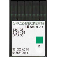 Игла Groz-Beckert 134-35, 2134-35, DPx35 для колонковых машин 10 шт/уп