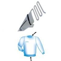 Приспособление для окантовки трикотажной резинкой в два сложения UMA-22 (30~40)