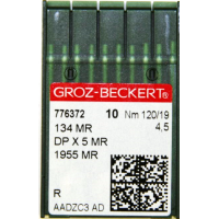 Игла Groz-Beckert 134 MR, DPx5 MR, 1955 MR, 134 SAN 11 с толстой колбой в упаковке 10 шт