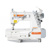 SIRUBA F007KD-W162H-356/FHA/DFKU1-0  плоскошовная швейная машина (распошивалка) с высоким подъемом лапки и устройством для подгибки