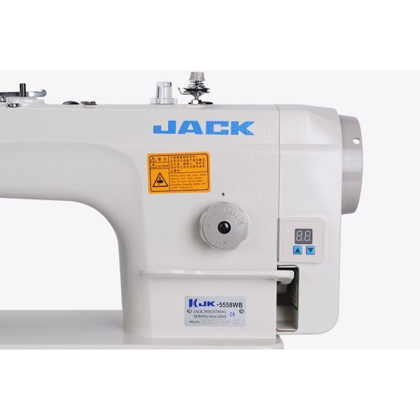 Jack JK-5558G/WB прямострочная машина с обрезкой края материала и встроенным сервоприводом