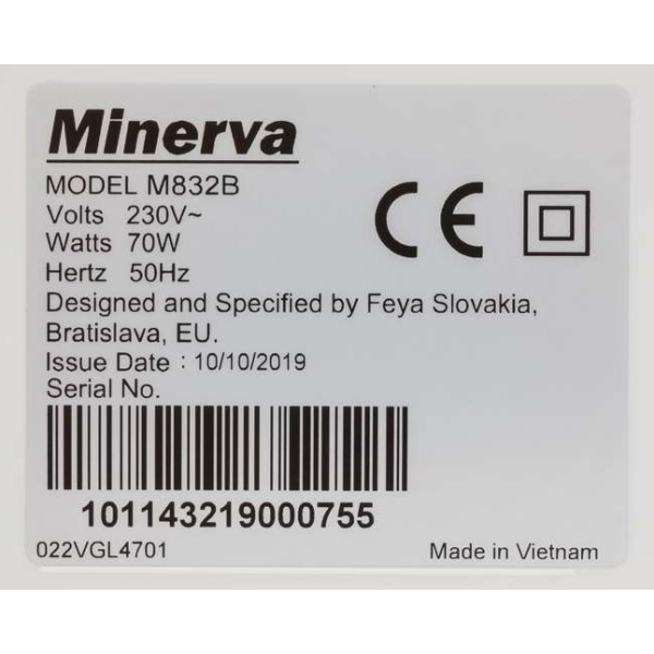 Minerva M832B бытовая швейная машинка