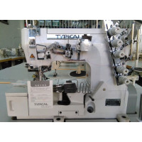 Typical GK1500D-02 двухигольная четырехниточная плоскошовная машина с плоской платформой