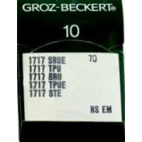 Игла Groz-Beckert 1717 SRUE, 1717 TPU для подшивочной машины в упаковке 10 шт.