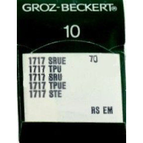 Игла Groz-Beckert 1717 SRUE, 1717 TPU для подшивочной машины в упаковке 10 шт.