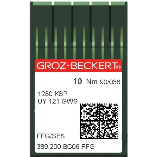 Игла Groz-Beckert 1280KSP, UY121GWS FFG 10 шт/уп