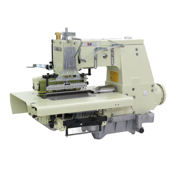 SM-1425PQ-D 25ти игольная машина цепочного стежка с возможностью вшивания нити-резинки в шов