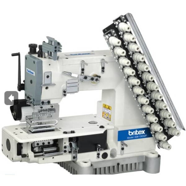BRITEX BR-VC008-12064P-D дванадцятиголкова машина ланцюгового стібка з циліндричною платформою