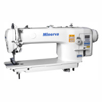 Minerva M9622D Прямострочная машина с тройным транспортом для тяжелых материалов