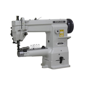 HIGHLEAD GC2605 Рукавная швейная машина с врезным окантовщиком и тройным транспортом материала 