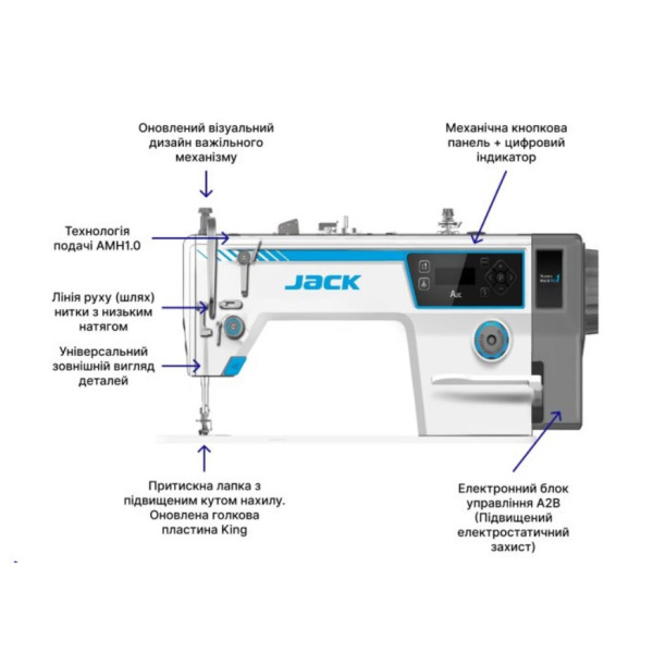 Швейная автоматическая машина JACK A2C-C