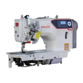 BRUCE BRC-8750J-A-105 Промышленная двухигольная машина с автоматическими функциями и отключением игл 