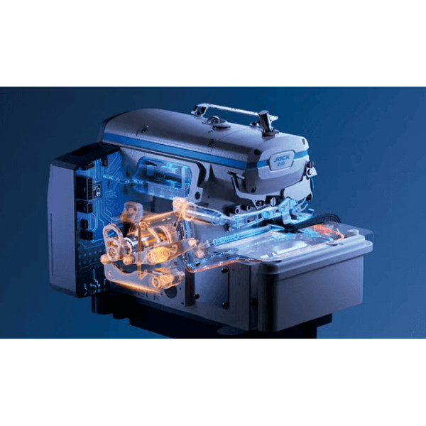 Оверлок Jack C5C-4-M03/333 с интеллектуальной системой подачи ткани Rhino