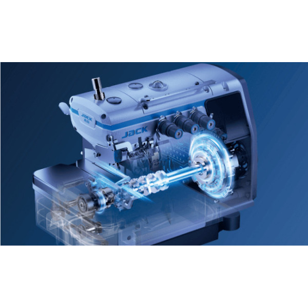 Оверлок Jack C5C-4-M03/333 с интеллектуальной системой подачи ткани Rhino