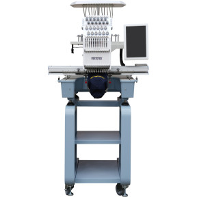 FORTEVER FT-1501R (600х400 мм) промислова одноголова вишивальна машина з 12-дюймовим дисплеєм та можливістю вишивки на головних виробах