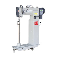 BEYOUNG BM-8365D Одноигольная колонковая машина с тройным механизмом подачи материала и встроенным серводвигателем 