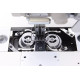 Jack JK-58750B-005  Двухигольная промышленная швейная машина с отключением игл и увеличенными челноками