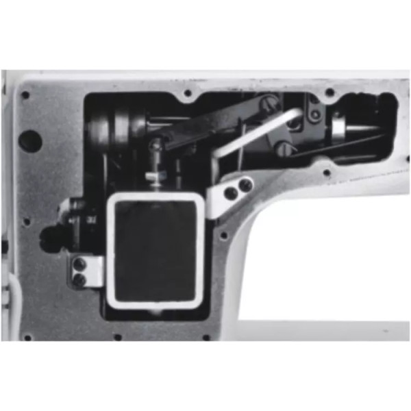 Jack JK-58750B-005  Двухигольная промышленная швейная машина с отключением игл и увеличенными челноками