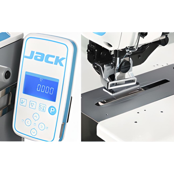 Jack JK-T783G-Z петельный полуавтомат (прямая петля) с автоподъемом лапки и прямым приводом