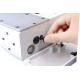 Jack JK-T9280D-73-2PL трехигольная швейная машина цепного стежка с П-образной платформой