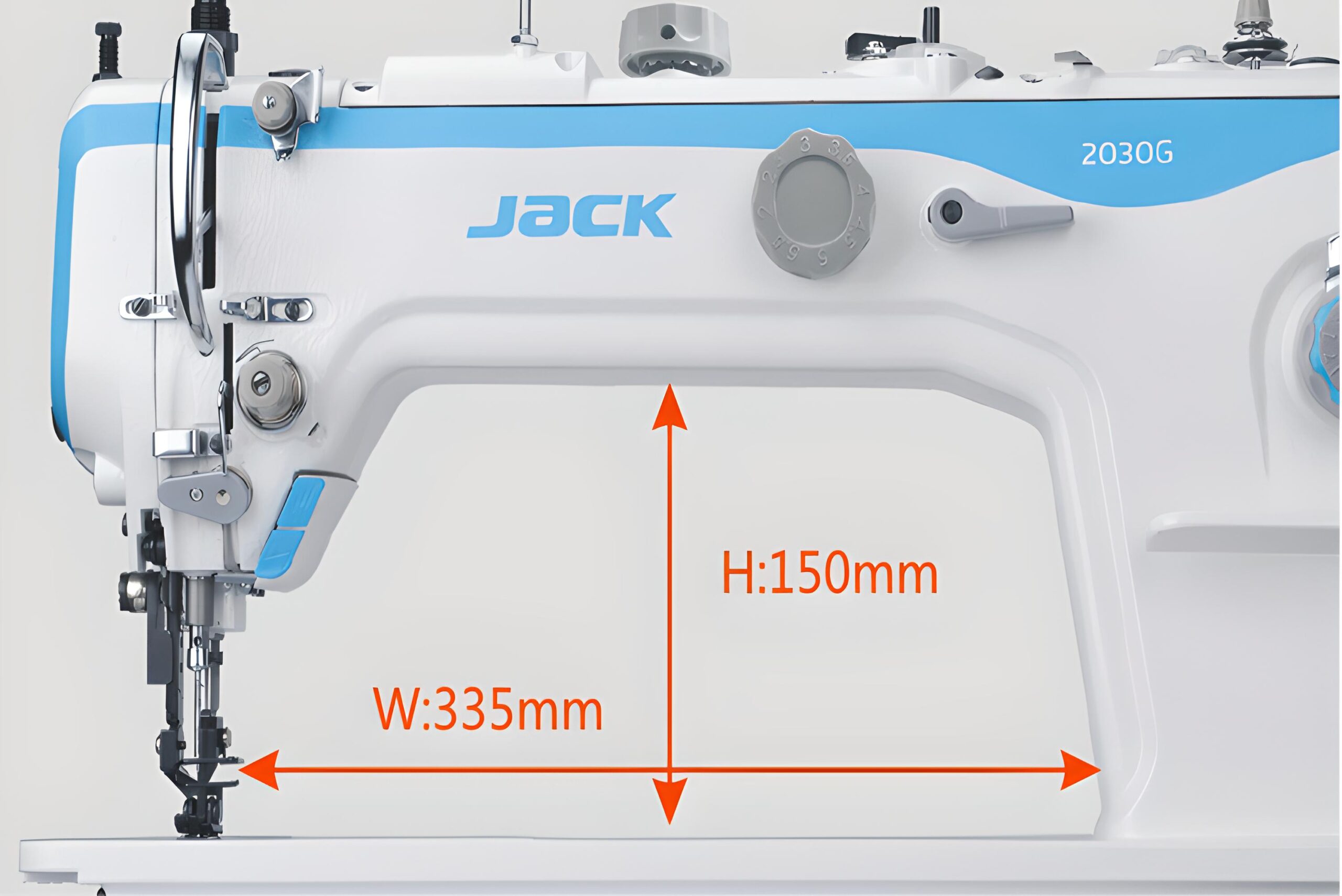 Комп'ютеризована одноголкова машина з подвійним просуванням тканини Jack JK2060GHC4Q 